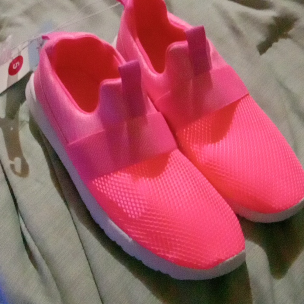 CAT & JACK KIDS/GIRLS SIZE SLIP-ON SHOES Rosy pink